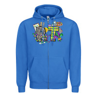 True Royal respiratory therapist mardi gras Zipper Hoodie - CowGirlArtShop