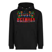 Black Too busy being hermosa Heavyweight Hoodie - FaDigitalArtStudio