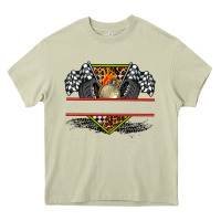 Mossy race flag and race equipment Heavy Core Tee - AdoDesignShop