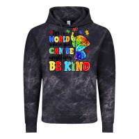 Cloud Black in a world where you can be anything be kind Vintage Hoodie - MaliasSmallBusiness