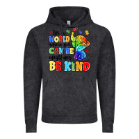 Vintage Black in a world where you can be anything be kind Vintage Hoodie - MaliasSmallBusiness