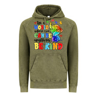 Vintage Olive in a world where you can be anything be kind Vintage Hoodie - MaliasSmallBusiness