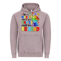 Vintage Zinc in a world where you can be anything be kind Vintage Hoodie - MaliasSmallBusiness