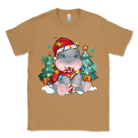 Toasted Coconut cute christmas hippopotamus Classic Tee - MaliasSmallBusiness