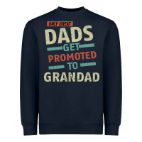 Only Great Dads Get Promoted To Grandad Heavyweight Sweatshirt | Teevron