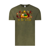 Vintage Olive Baby Jesus Joy To The World Vintage Tee - MaliasSmallBusiness