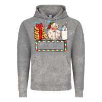 Cloud Rock christmas santa custom name Vintage Hoodie - MaliasSmallBusiness