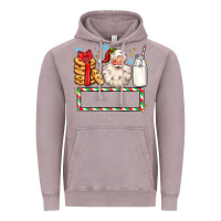 Vintage Zinc christmas santa custom name Vintage Hoodie - MaliasSmallBusiness