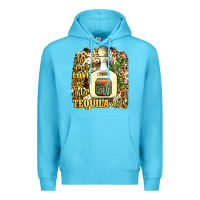 Ocean Blue he don't love me like tequila does Premium Hoodie - JahusDesignShop