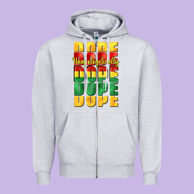 Unapologetically Dope Cowgirl Zipper Hoodie Designed By Cowgirlartshop