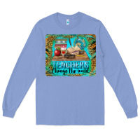 Colony Blue teachers change the world mousepad Long Sleeve Tee - BarkalooDesign