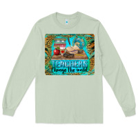 Matcha teachers change the world mousepad Long Sleeve Tee - BarkalooDesign