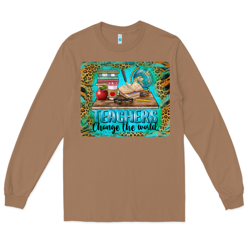 Teachers Change The World Mousepad Long Sleeve Tee by BarkalooDesign | Teevron