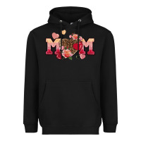 Black Valentine's Day mom Heavyweight Hoodie - FaDigitalArtStudio