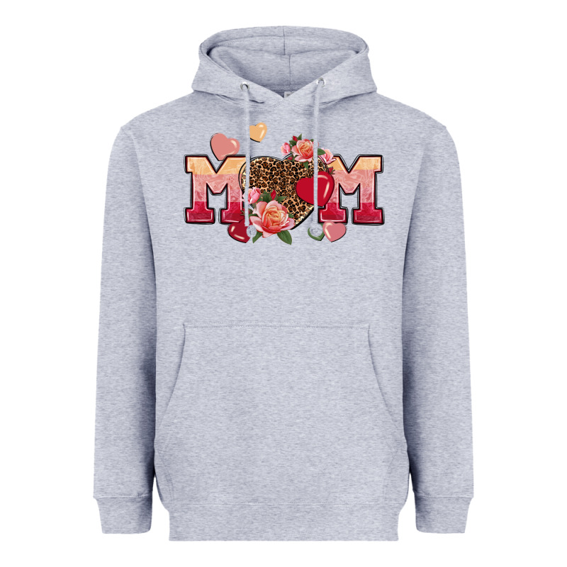 Valentine's Day Mom Heavyweight Hoodie by FaDigitalArtStudio | Teevron