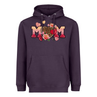 Plum Valentine's Day mom Heavyweight Hoodie - FaDigitalArtStudio