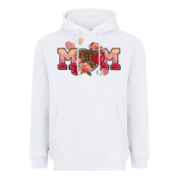 White Valentine's Day mom Heavyweight Hoodie - FaDigitalArtStudio