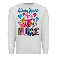 One Loved Nurse Valentines Day Frappe Coffee Premium Sweatshirt | Teevron