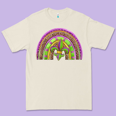 Mardi Gras Rainbow Premium Tee Designed By Jasminsmagicworld