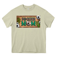 Mossy soccer mom with ball and cactus and serape licanse plate Heavy Core Tee - Artiststas