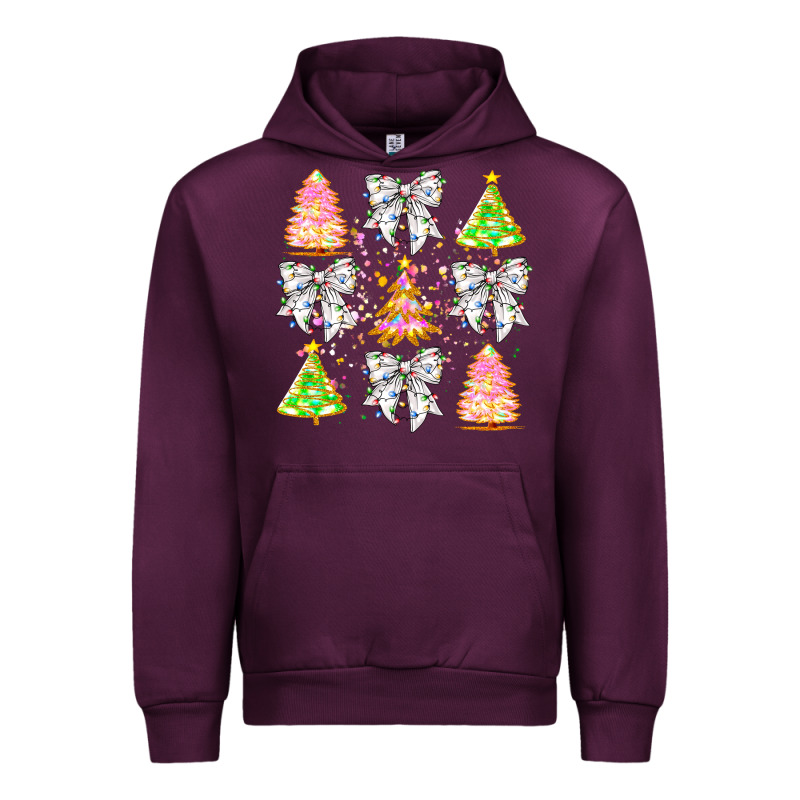 Christmas Trees And Bow Urban Hoodie by CowhideDigitalArt | Teevron