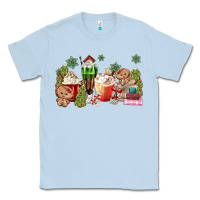 Dusty Blue gingerbread coffee Classic Tee - MaliasSmallBusiness