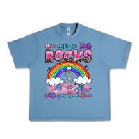 Pebble Blue you can go kick rocks with open toed shoes Urban Heavy Tee - JahusDesignShop