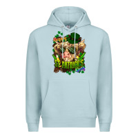 Blue Mist St. Patrick's Day Cow Premium Hoodie - HowdyJamesFarm