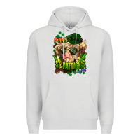 Dove Grey St. Patrick's Day Cow Premium Hoodie - HowdyJamesFarm