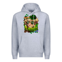 Heather Grey St. Patrick's Day Cow Premium Hoodie - HowdyJamesFarm