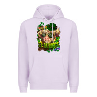 Lilac St. Patrick's Day Cow Premium Hoodie - HowdyJamesFarm