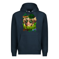 Navy St. Patrick's Day Cow Premium Hoodie - HowdyJamesFarm