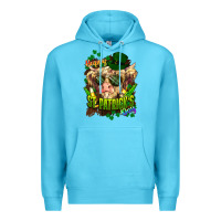 Ocean Blue St. Patrick's Day Cow Premium Hoodie - HowdyJamesFarm