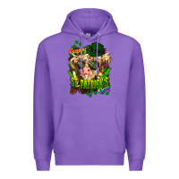Purple St. Patrick's Day Cow Premium Hoodie - HowdyJamesFarm
