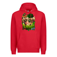 Red St. Patrick's Day Cow Premium Hoodie - HowdyJamesFarm