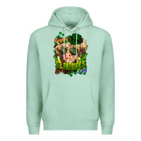Seafoam St. Patrick's Day Cow Premium Hoodie - HowdyJamesFarm