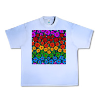 Pride Lgbtq Flowers Seamless Pattern Urban Heavy Tee | Teevron