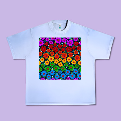 Pride Lgbtq Flowers Seamless Pattern Urban Heavy Tee Designed By Bundleandbundleshop