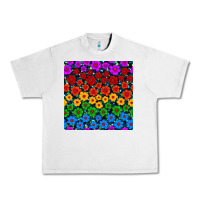 Lunar Rock Pride lgbtq flowers seamless pattern Urban Heavy Tee - BundleAndBundleShop