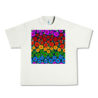 Pistachio Pride lgbtq flowers seamless pattern Urban Heavy Tee - BundleAndBundleShop