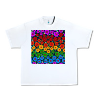 White Pride lgbtq flowers seamless pattern Urban Heavy Tee - BundleAndBundleShop