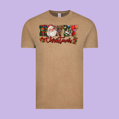 Howdy Christmas Santa Vintage Tee Designed By Nancycooperartshop