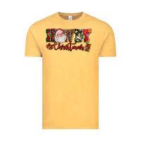 Vintage Mustard Howdy Christmas Santa Vintage Tee - NancyCooperArtShop