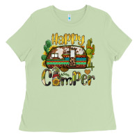 Matcha happy camper caravan and gnome Ladies Tee - BarkalooDesign
