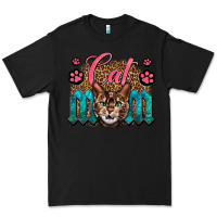 Black Western Cat Mom Premium Tee - LillyAllenDesigns