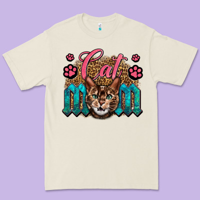 Western Cat Mom Premium Tee Designed By Lillyallendesigns