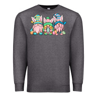 Charcoal Heather Easter gnomes Premium Sweatshirt - OliviaCreatesArt