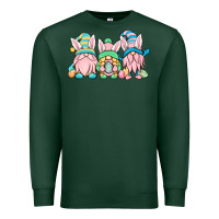 Sports Green Easter gnomes Premium Sweatshirt - OliviaCreatesArt