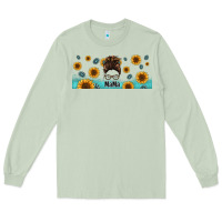 Matcha western mama messy bun Long Sleeve Tee - Jasminsmagicworld