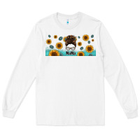 White western mama messy bun Long Sleeve Tee - Jasminsmagicworld